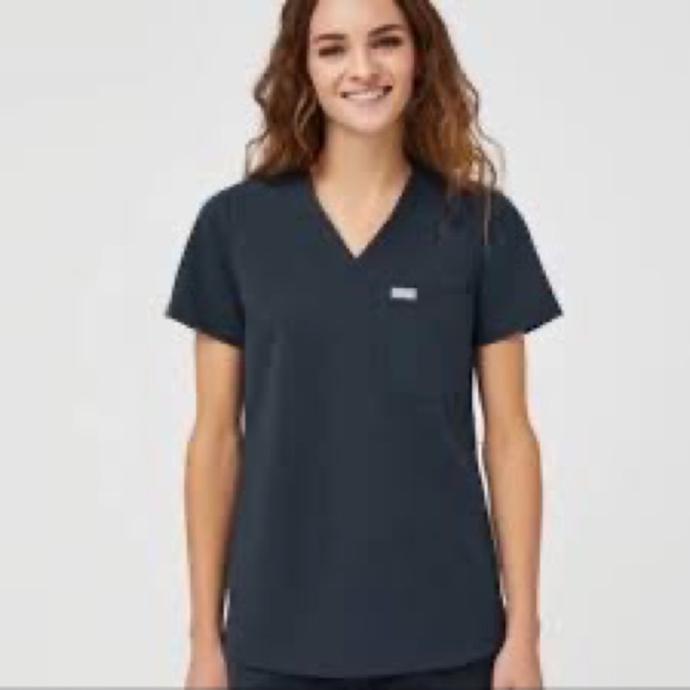 FIGS Catarina Scrub Top- Dark Harbor